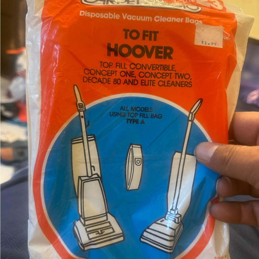 3 CARPET MAGIC Style 23 Vacuum Cleaner Bags For Hoover Vac Type A  2 Bags Total